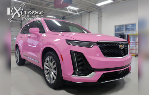 2020 Cadillac XT6 Bubblegum Pink Vinyl Wrap