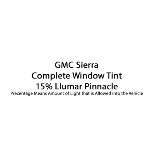 GMC Sierra Compete Window Tint 18% Pinnacle
