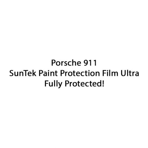 Porsche 911 Paint Protection Film Ultra