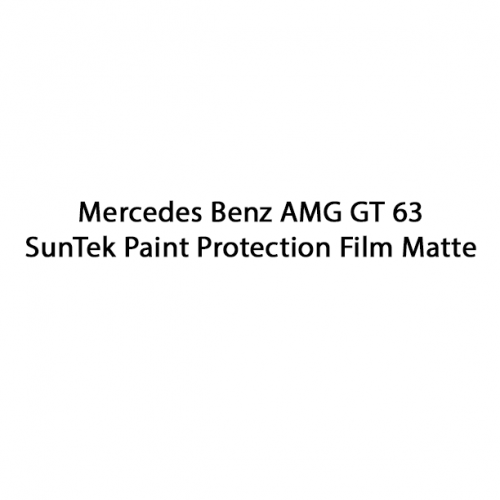 Mercedes Benz AMG GT 63 Paint Protection Film Matte